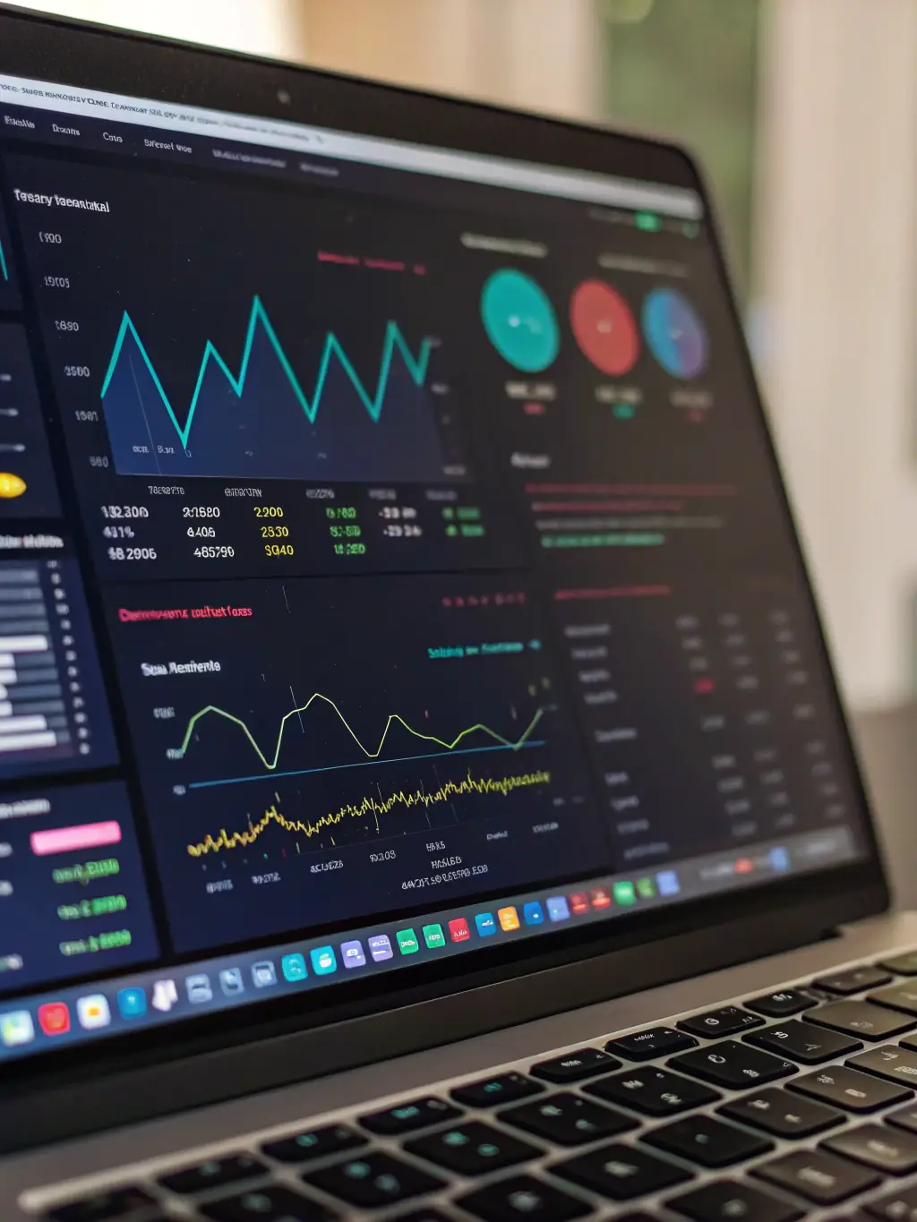 A dashboard displaying real-time analytics of customer support performance, highlighting data-driven insights and improved decision-making.
